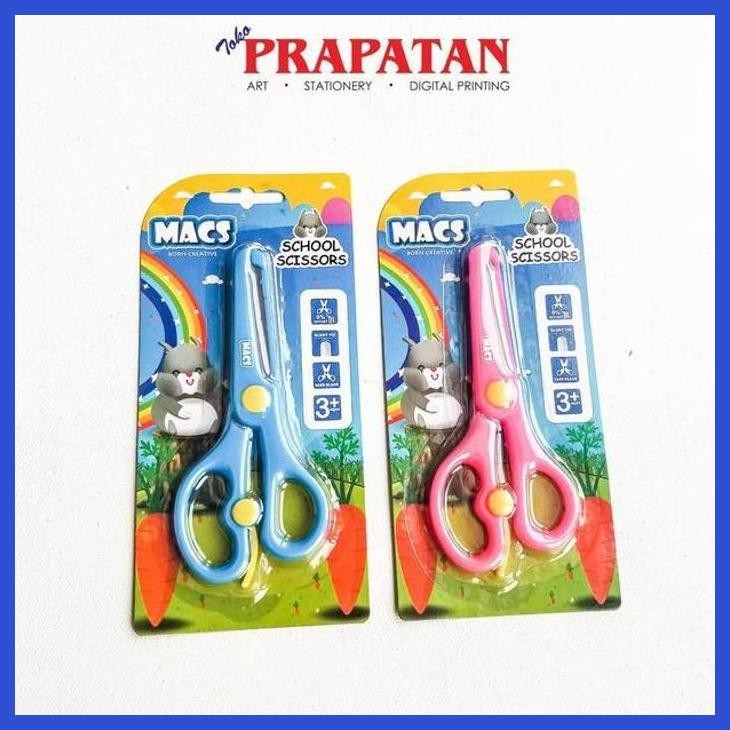

( SEKOLAH / LUKIS ) DISCOUNT MACS SCHOOL SCISSORS / GUNTING SEKOLAH (SENI / MENGGAMBAR / ART / KERAJINAN ) PACKING AMAN