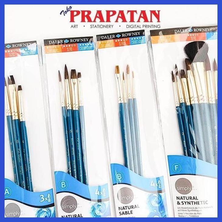 

( SEKOLAH / LUKIS ) COD KUAS DALER ROWNEY NATURAL SABLE PAINT BRUSH SET (SENI / MENGGAMBAR / ART / KERAJINAN ) PACKING AMAN