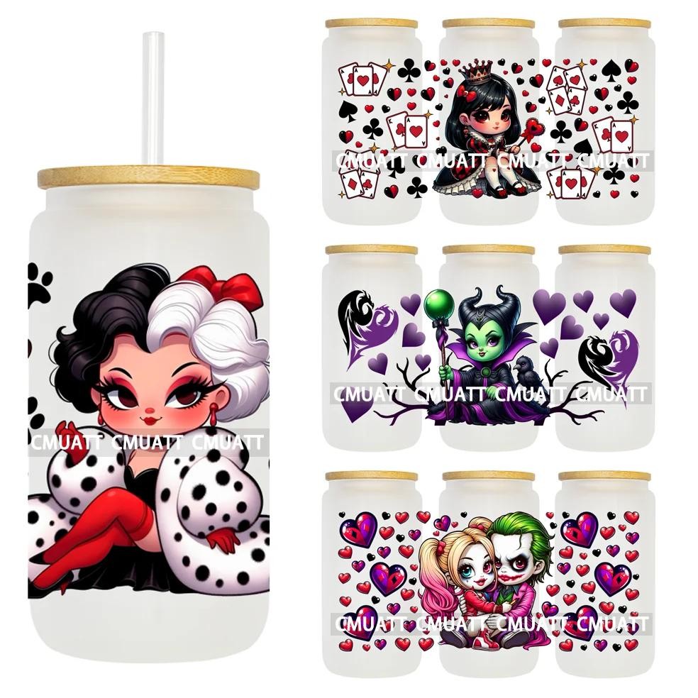 

Cute Cartoon Halloween Day 16Oz Uv Dtf Cup Wrap Transfer Stickers Custom Labels Diy Durable Waterproof Logo For Libbey Glass Can