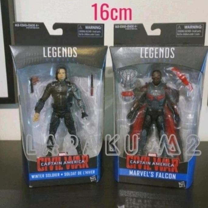 Update Captain America Civil War Falcon The Winter Soldier Action Figure lapaku72 Kualitas Baik