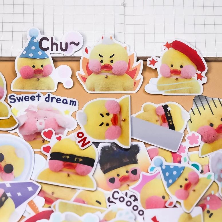 

40Pcs Cute Kawaii Self-Made Duck Scrapbooking Stickers /Decorative Sticker /Notebook Diary Welt Diy Craft Photo Albums