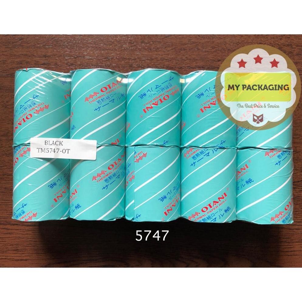 

[Kecil Kertas Thermal Otani 57 X 40 - 10Rol Untuk Mesin Edc / Mobile Priter Fgk-24