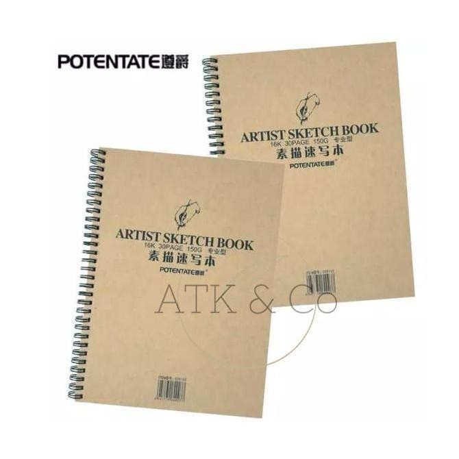 

Sale Potentate Artist Sketch Book 260 Mm X 190 Mm 150Gsm Spiral