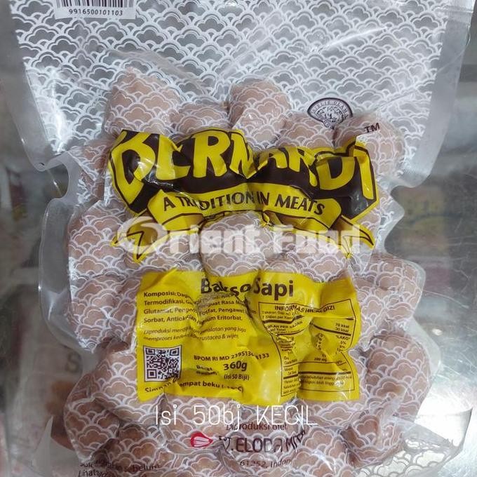

JH8 Bakso Sapi Bernardi isi 50 kecil 360gr