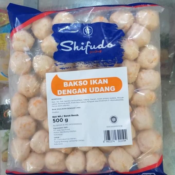 

JH8 SHIFUDO Bakso Udang Kecil 500 gr isi 50 pc