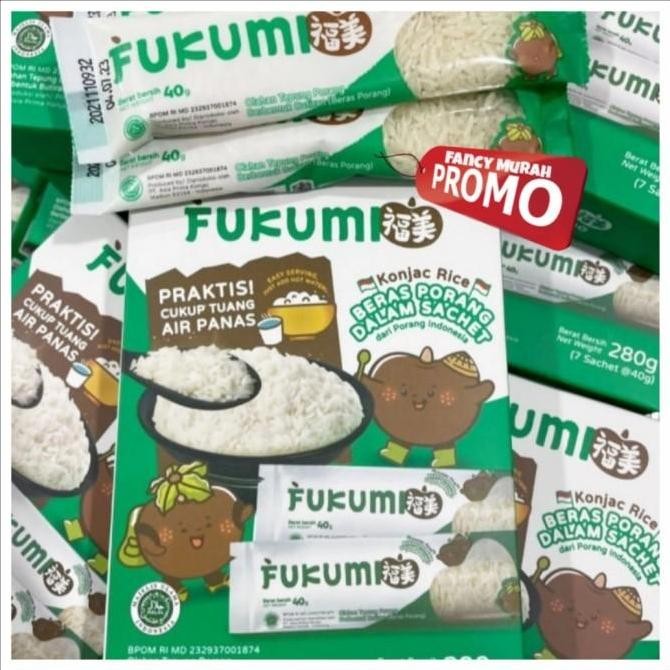 

(Expert) FUKUMI BERAS PORANG BOX SACHET / NASI DIET / KONJAC RICE