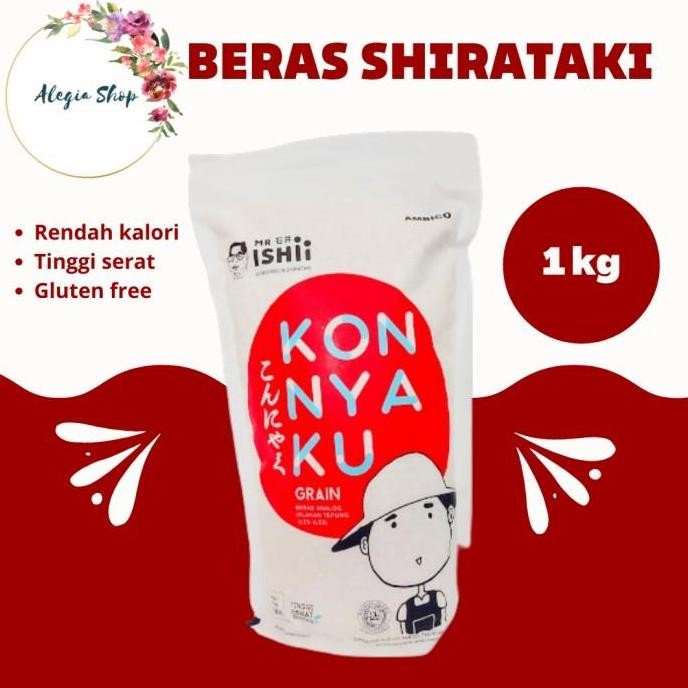

(Expert) Beras Shirataki 1 kg Shirataki Rice Diet DEBM Keto Diabetes