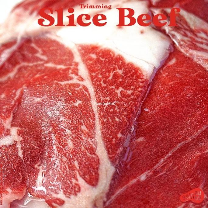 

JH8 Beef Slice Wagyu Trimming / Tetelan Daging Sapi 65 CL 500gr