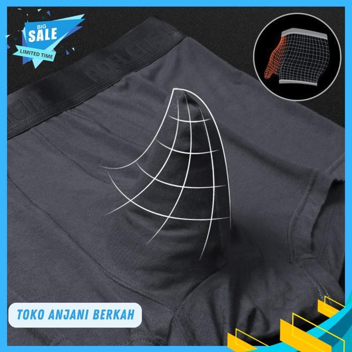 AOELEMENT MEN BOXER RHINO PRIA CELANA DALAM BELALAI PRIA BLACK AOK / AOELEMENT MEN BOXER RHINO PRIA 