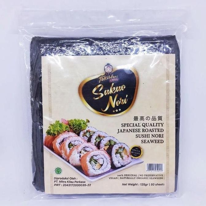 

JH8 Tokinori sakao nori rumput laut Premium Quality 50 sheet