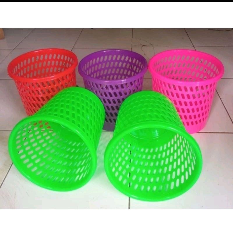 Tempat / Keranjang Sampah Happy Panda / Panda Warna New Medium Besar) 10Liter 20Liter / Tempat Sampa
