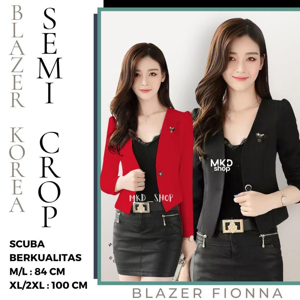 Outer Blazer Korea Oversize Lengan Panjang Vionna  - Mkd