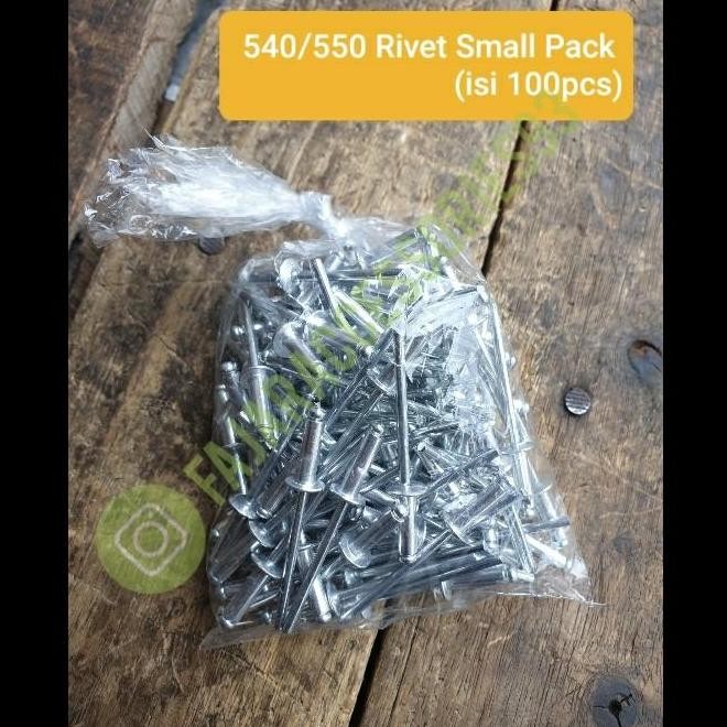 [Expert] Paku Rivet 540/550 Small Pack Isi 100pcs/Surabaya