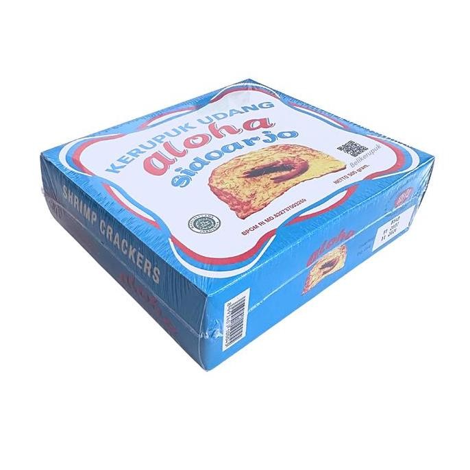

Aloha Baru Super Ekstra Kerupuk Udang Mentah 500g Cemilan Keripik