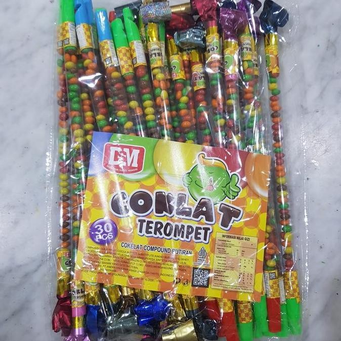 

Coklat Cokelat Compound Terompet Butiran Warna Warni Viral