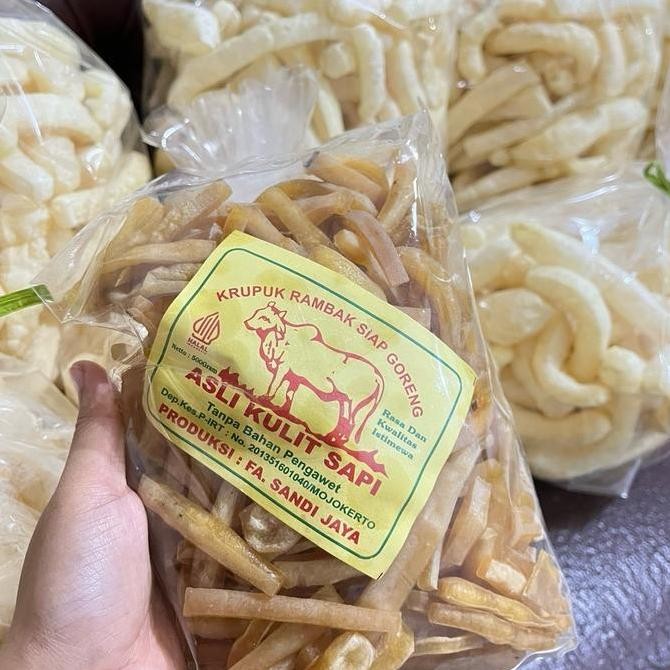 

Rambak sapi 1kg Mix (Stik Tebal dan Stik Lebar)