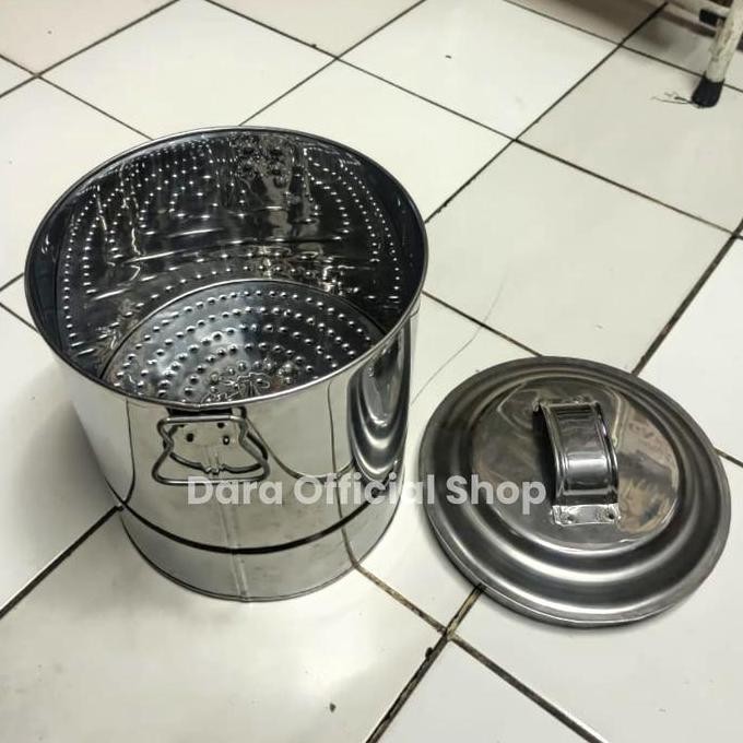 Murah Dandang Nasi Stainless Tebal Langseng Panci Tinggi