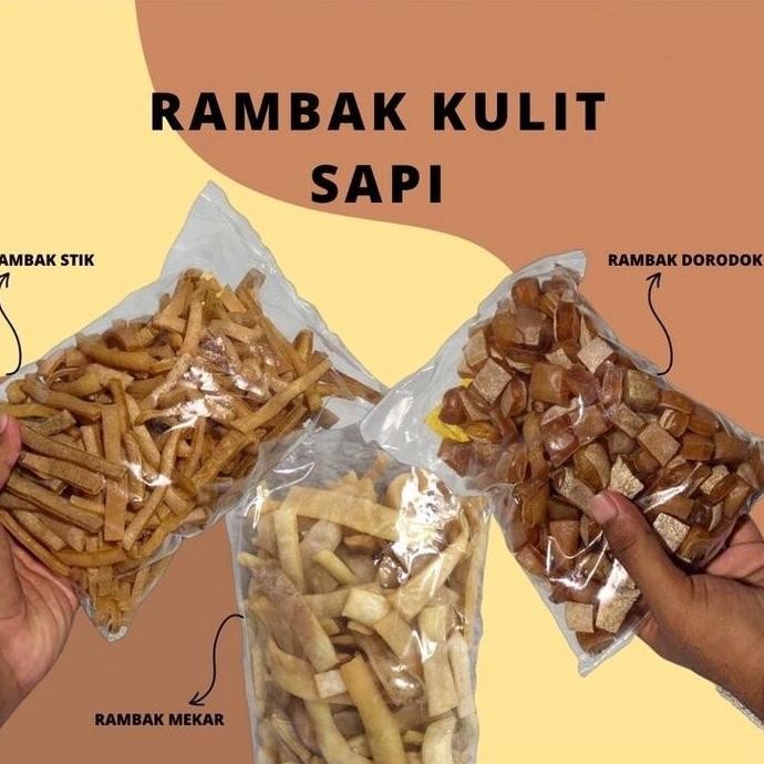 

(Oleh Oleh Surabaya) Aneka Kerupuk Rambak Sapi Mentah 500gr