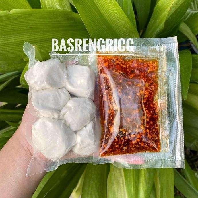 

PAKET HEMAT BASRENG 4 PACK FREE CHILI OIL CAMILAN PEDAS SNACK FROZEN FOOD BASO IKAN