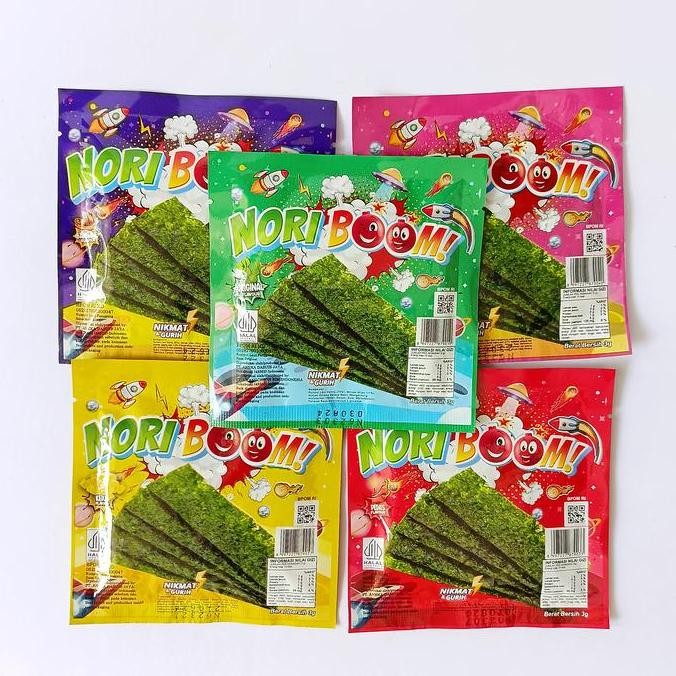 

NORIBOOM SNACK NORI - 1 BOX ISI 13 PCS