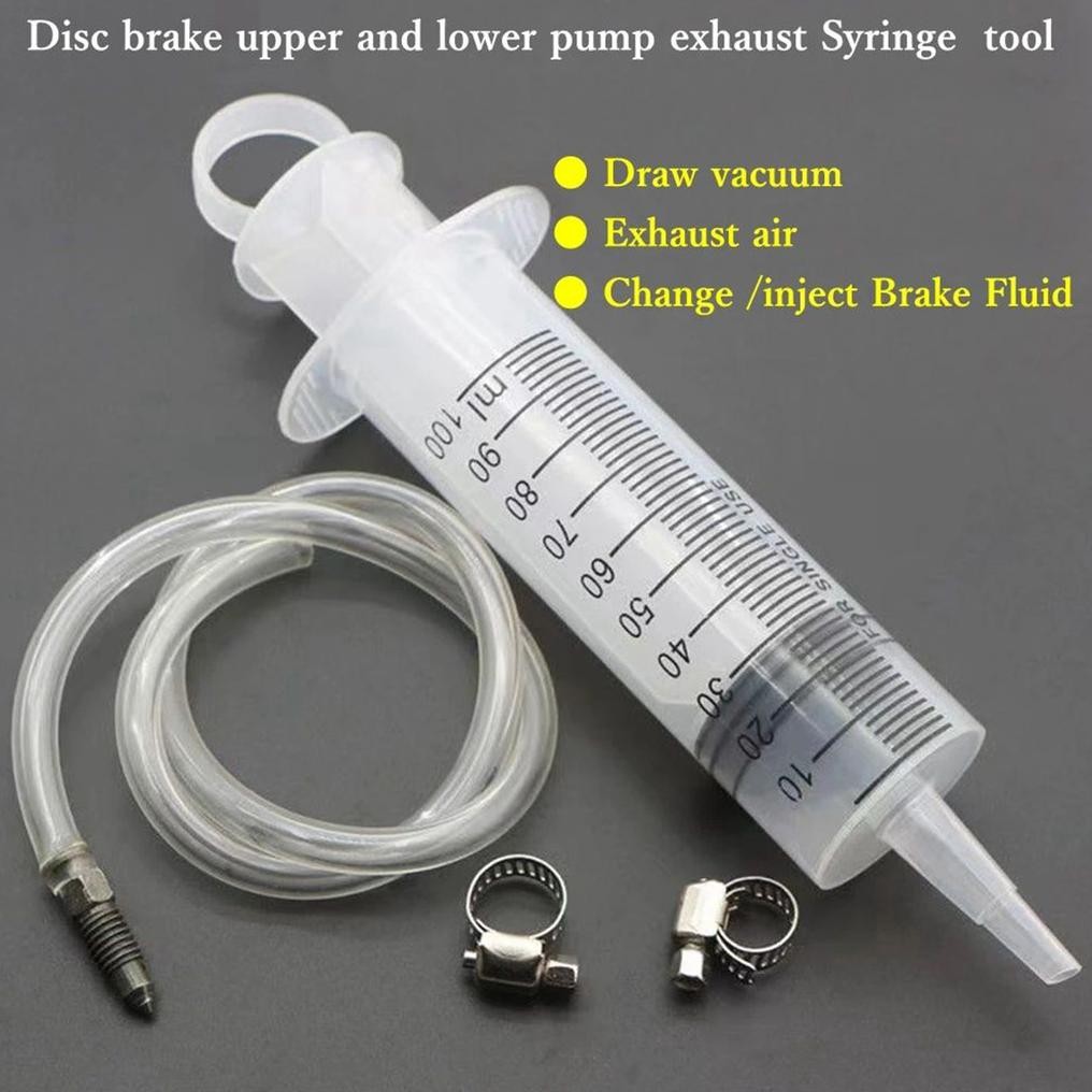 Alat Bleading Rem Suntikan 100ml Spuit  + Selang Kuras Minyak Rem sedotan minyak rem pemeliharaan va
