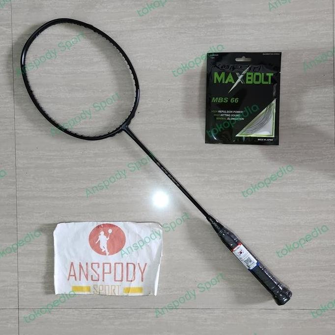 [sportshop] RAKET BADMINTON MAXBOLT BLACK FORCE ORIGINAL KOREA