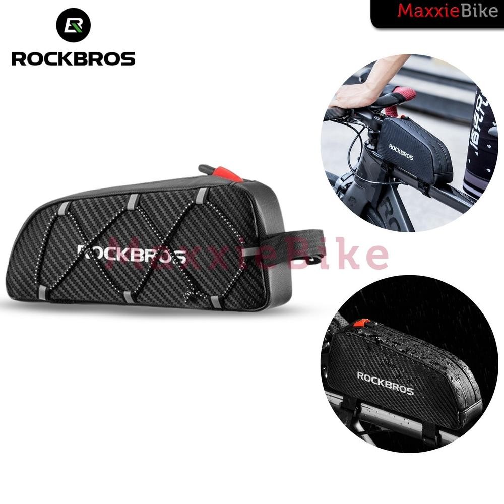 ''Terlaris" Rockbros 039Bk Tas Frame Sepeda - Bike Front Tube Frame Bag Mtb Roadbike Seli Outdoor Sp