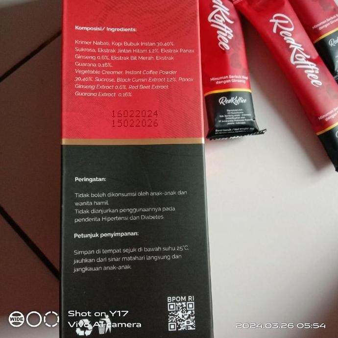 

Redkoffiee Kopi Merah Kemasan Terbaru dengan Formula Terbaru Coffee