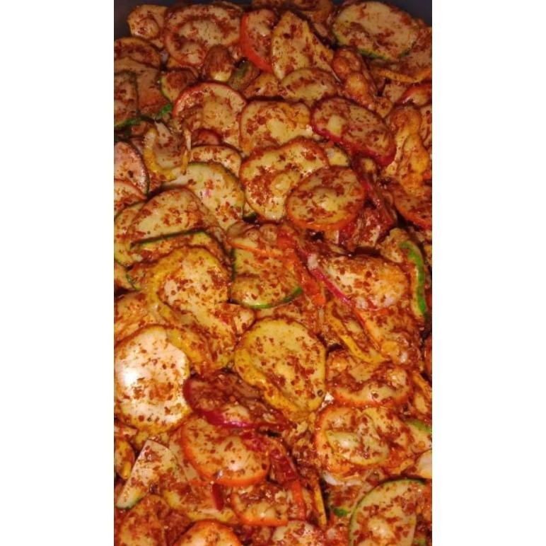 

ID | KERUPUK SEBLAK KERING PEDAS DAUN JERUK BANTET KEMASAN POUCH 55 GRAM