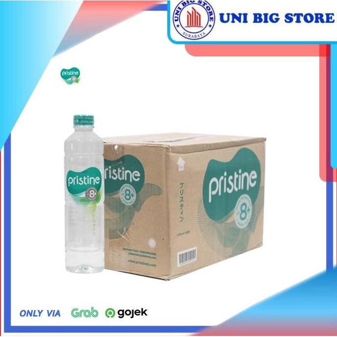 

JH8 Pristine 8+ Water 600 ml x 24 Botol Air Mineral Air Alkali