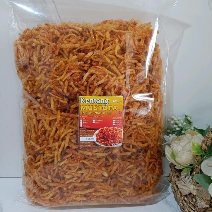 

1Kg Kentang Mustofa - Renyah Pedas Manis