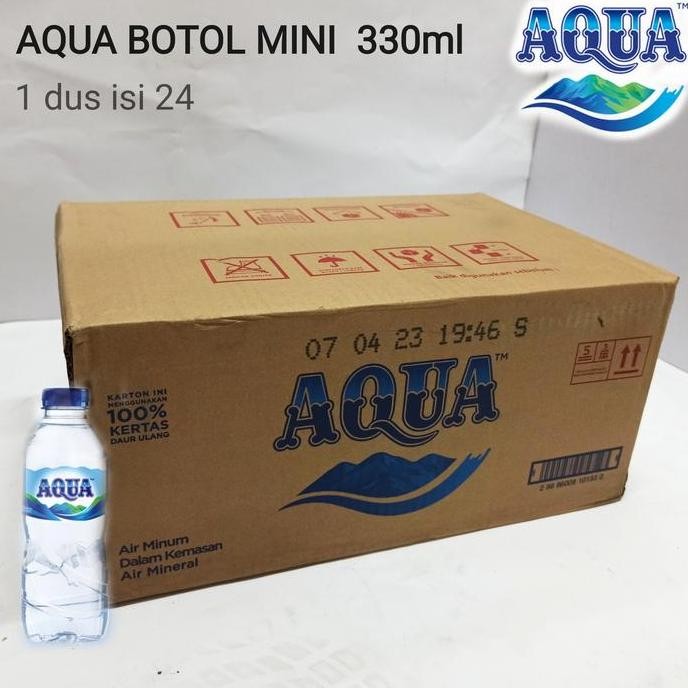 

JH8 Aqua botol 330ml air mineral 1 dus isi 24