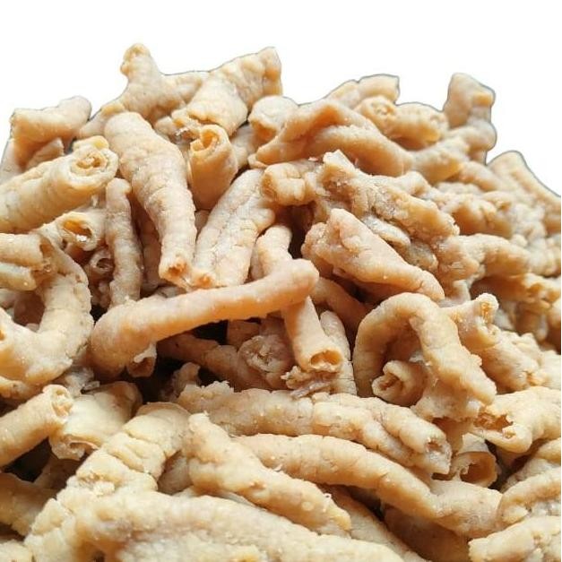 

keripik usus krispi / kripik usus 1 kg cod / keripik usus renyah Snack Food Camilan Crispy Pedas Cemilan