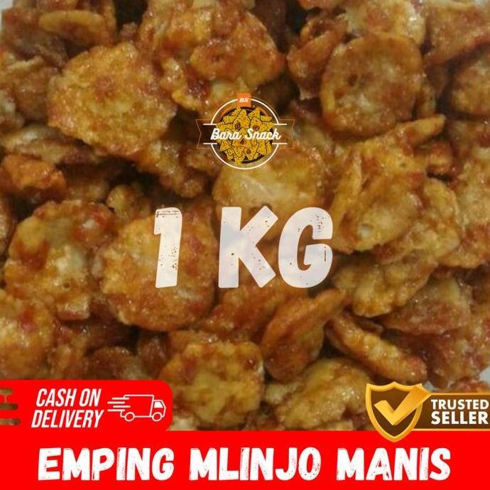 

[ 1KG ] Emping Mlinjo Matang Rasa Manis Premium / Camilan Snack Kiloan Murah