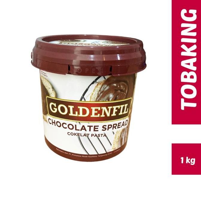 

GOLDENFIL Chocolate Spread 1kg selai coklat pasta
