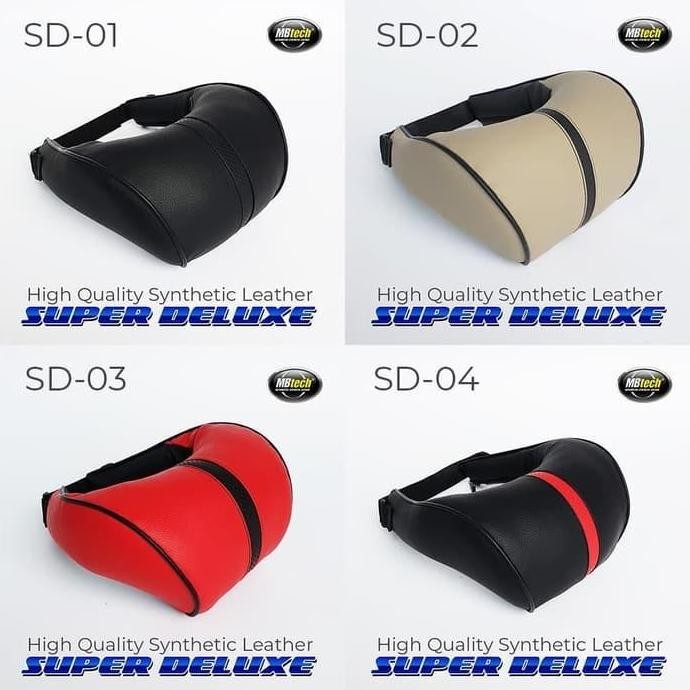 Bantal Leher Kepala Kulit MBTECH Jok Kursi Mobil Toyota Raize Premium HARGA SPESIAL