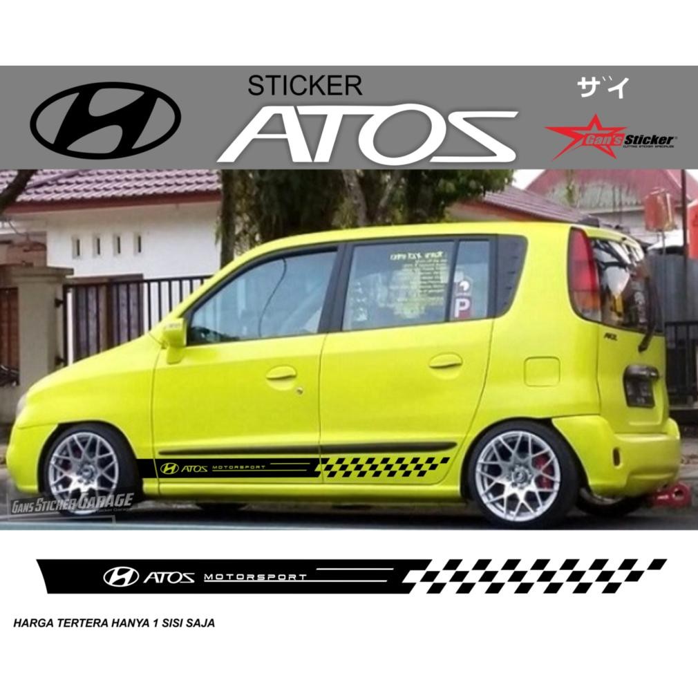 sticker hyundai atoz aksesories hyundai atoz AST