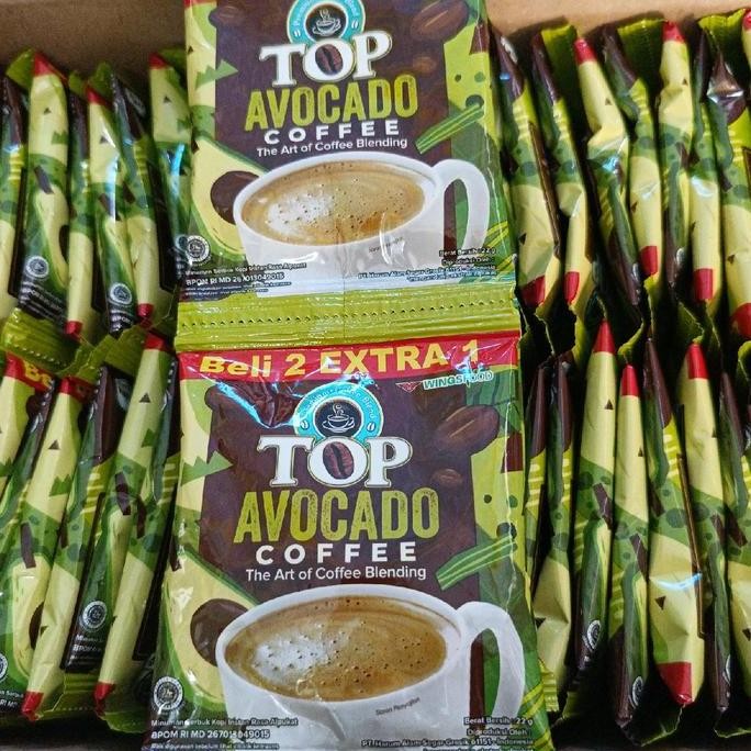

45pcs // 60 pcs Top Avocado coffee 22 gr Minuman Serbuk Instan Kopi Bubuk