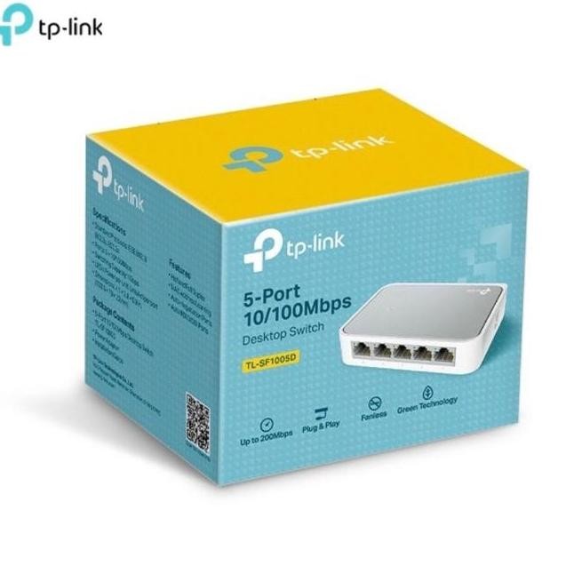 Tplink Tlsf1005D 10100Mbps Switch Hub 5 Port Network Lan Internet