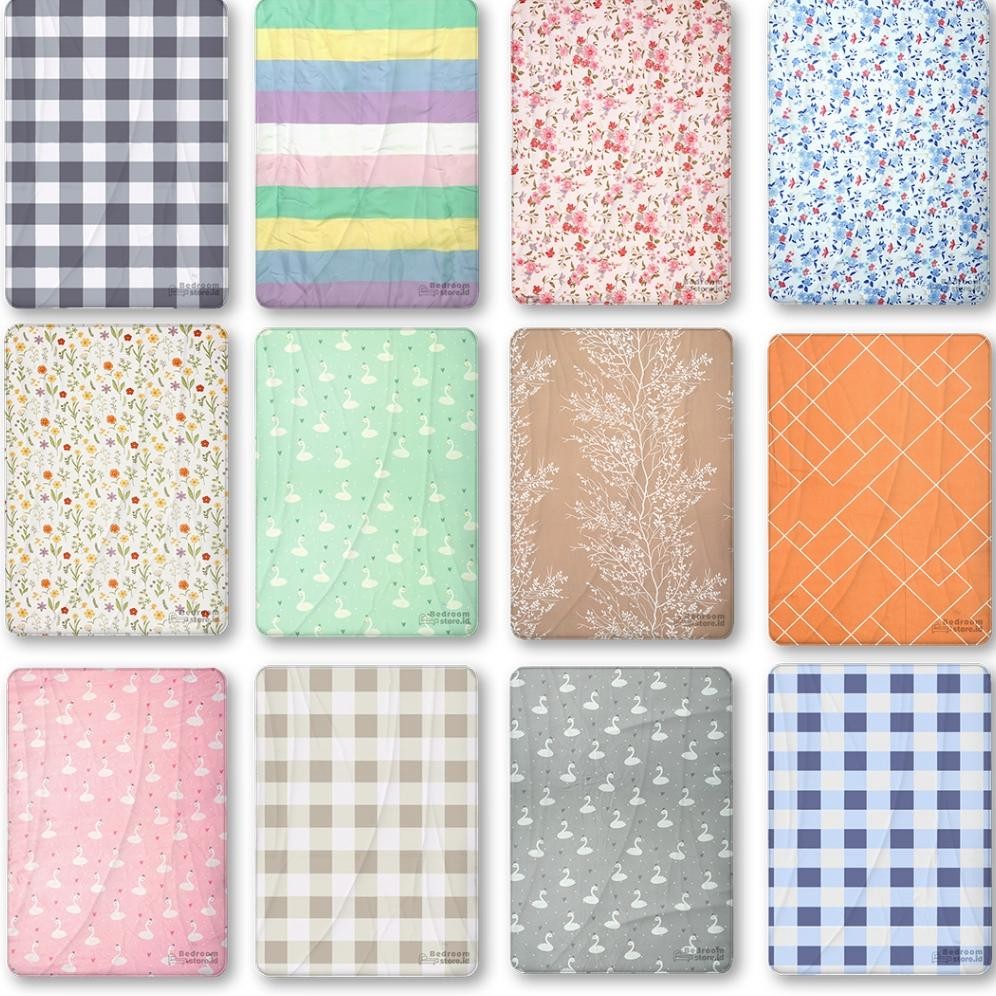 Sarung Kasur Resleting 180x200x T 25/30/35Cm AST