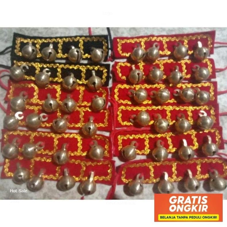 Klintingan Kaki/Klinting Gongseng Asli Kuningan Stok