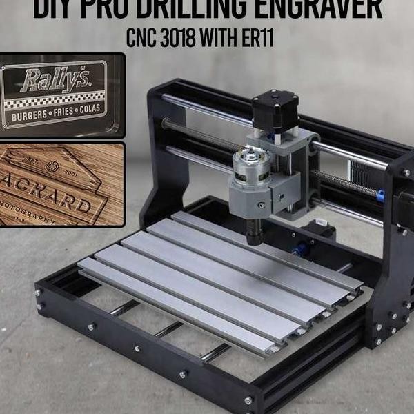 Mesin Cnc Router Cnc 3018 Pro Router Drilling Engraver With Er11