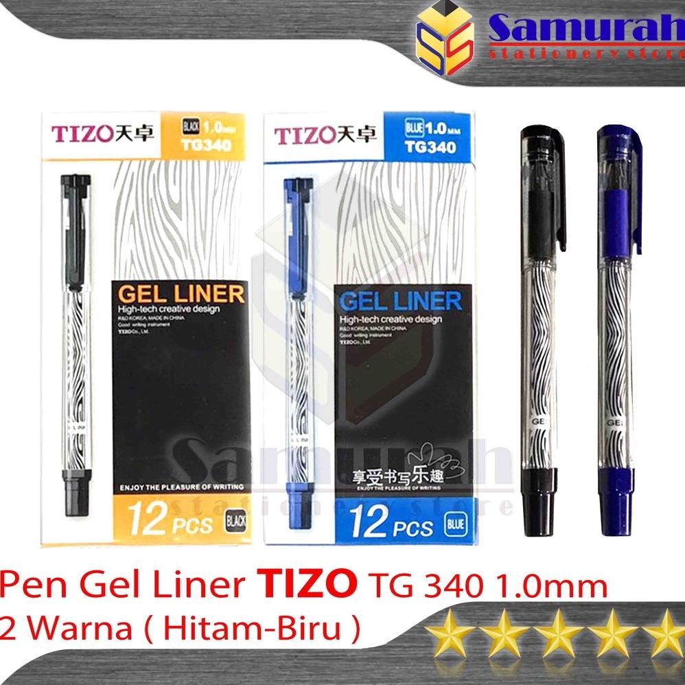 

Pen Gel Liner TIZO TG-340 1.0 mm / Ballpoint Cair Tebal 1 mili TG 340 / Pulpen GelLiner Cabut DiM