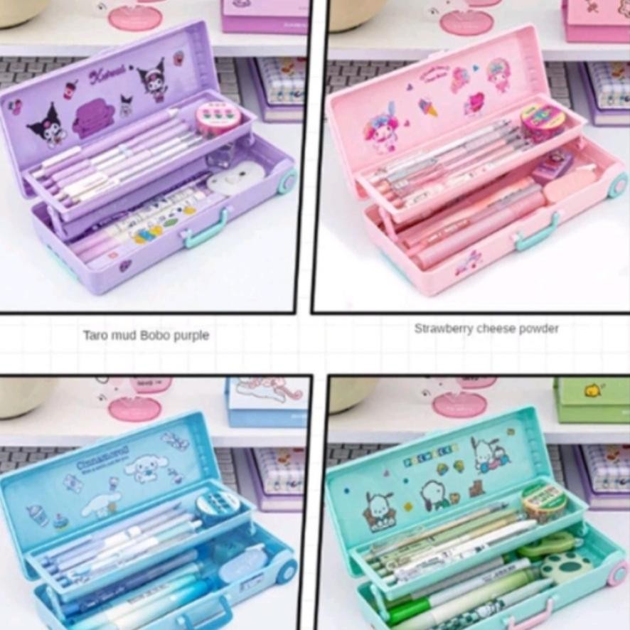 

Kotak Pensil Sanrio Koper Troli Anak Perempuan