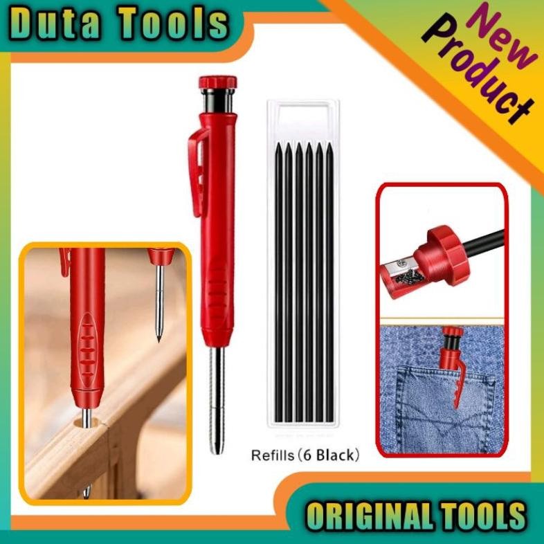 

Pensil Refill Solid Carpenter Marking Pencil with Refill - B15322 DiM