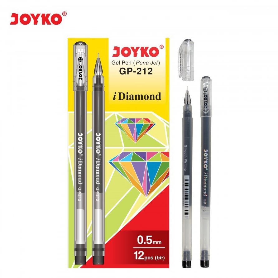 

Pulpen / Pena Joyko GP- 212 Gell Pen 0,5 mm I Diamond - Lusinan (12 pcs) DiM