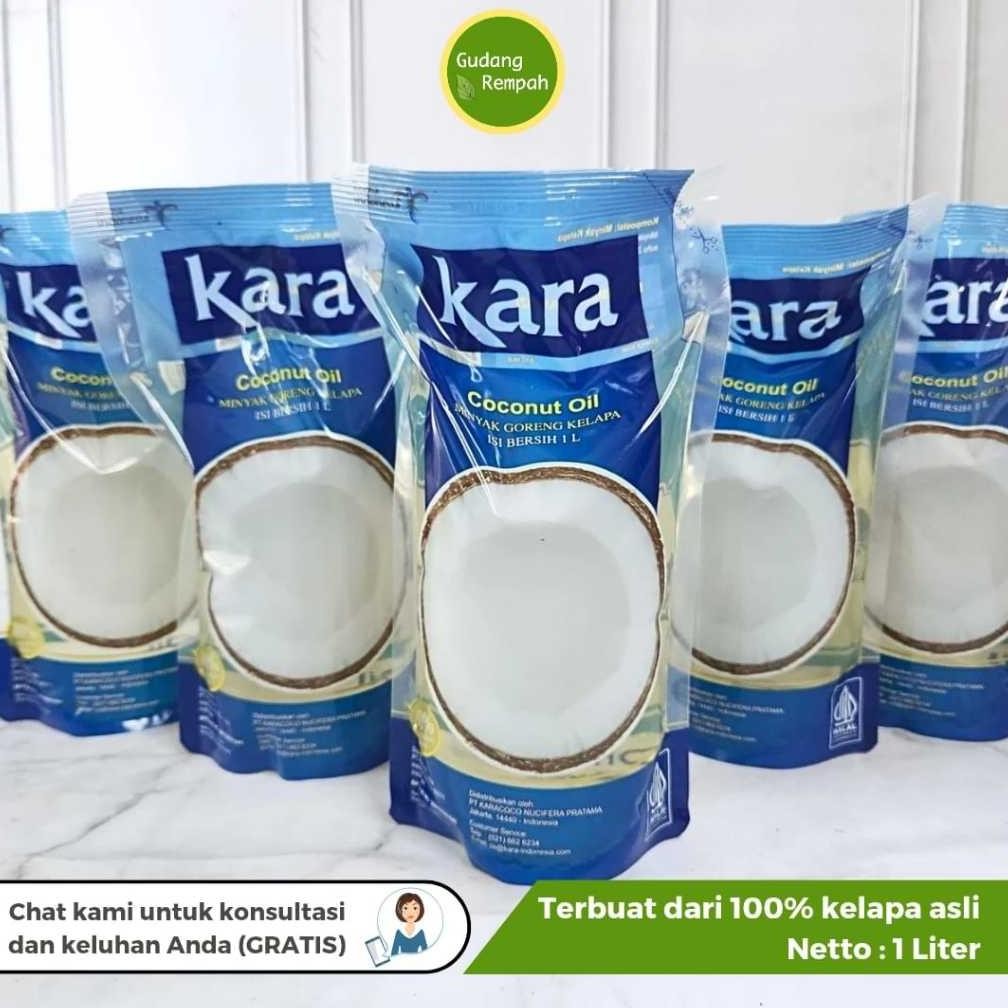 

HOT PROMO!! Minyak Goreng Kelapa KARA 1 Liter - FREE Bubble Wrap DiM