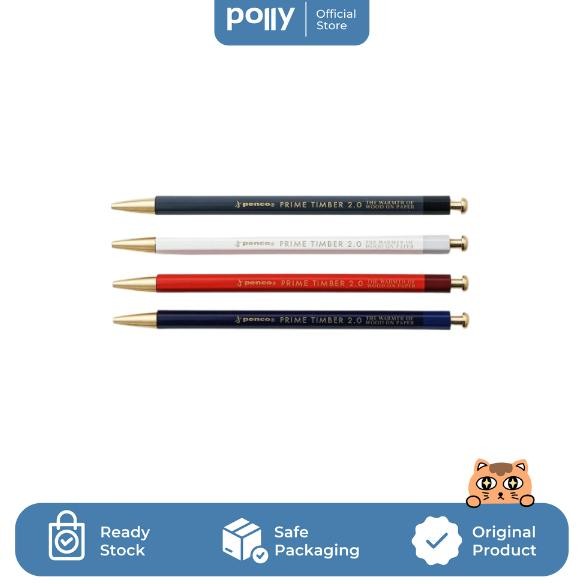 

PENCO Prime Timber Brass Pencil 2.0 mm / Pensil Mekanik kualitas premium DiM