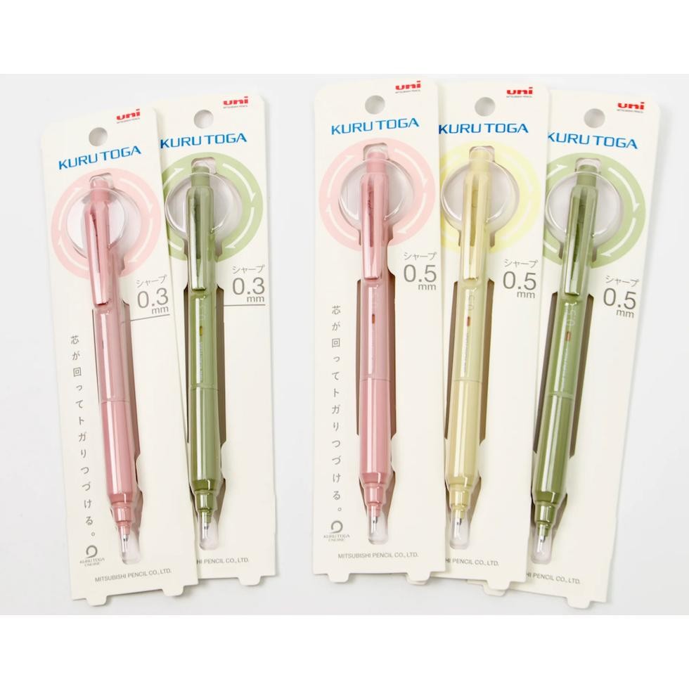 

Uni Kuru Toga KS 0.3 0.5 mm Mechanical Pencil Subtle Color DiM