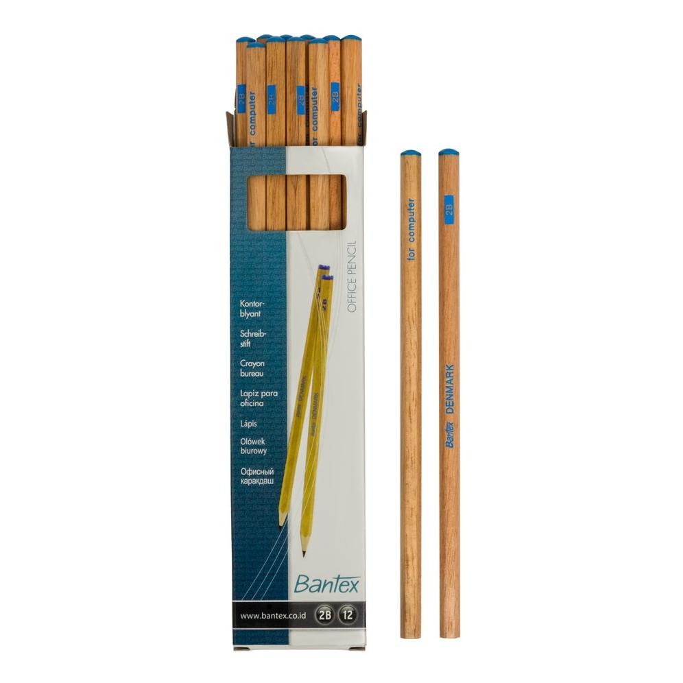 

Bantex Pensil Kayu 2B Pensil Ujian 12pcs DiM